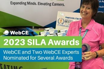 WebCE and Two WebCE Experts Nominated for Several 2023 SILA Awards
